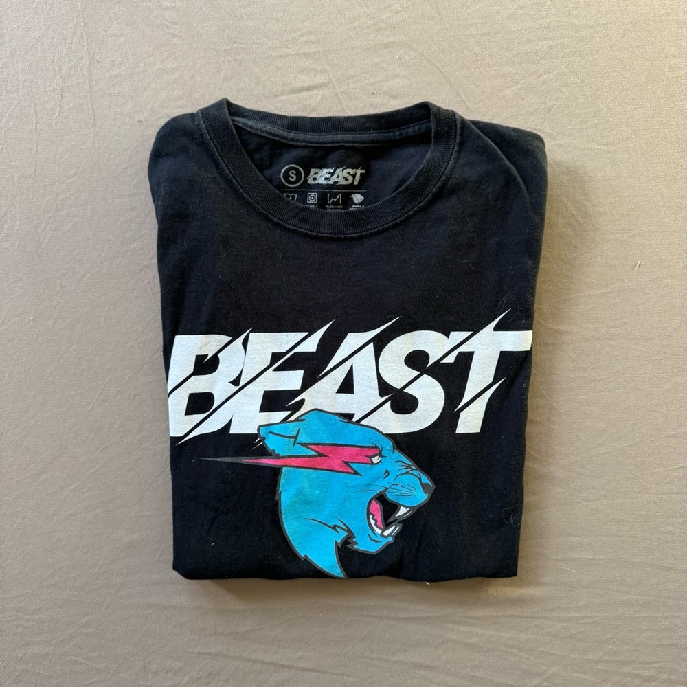 Mr Beast Panther Logo Tee